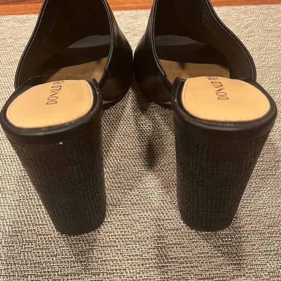 Donald J. Pliner Sukari Womens Leather Peep Toe Mule Sandals - Like New - Picture 2 of 5